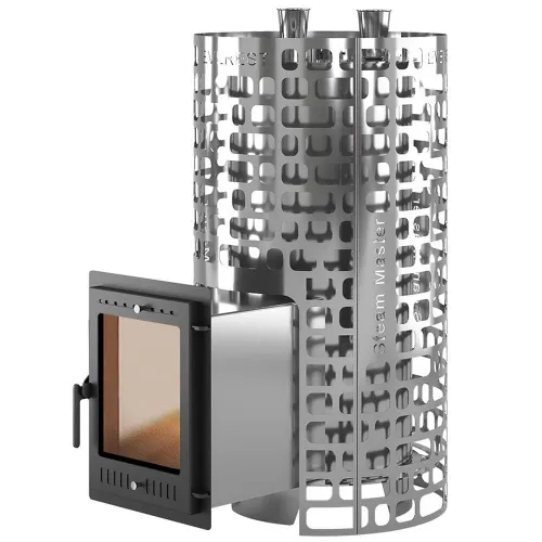 Печь дровяная Эверест "Steam Master" 44 INOX (ИНОКС) (320М)