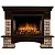 Портал Electrolux Forte Wood U (под очаг EFP/P-3020LS, 3320RLS) камень коричневый, шпон темный дуб