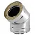 Отвод 45° ВУЛКАН d150х250 V50R (316/0,8мм+304/0,5мм)