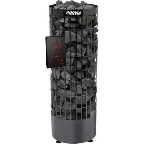 Печь электрическая HARVIA Cilindro PC90XE black steel (Пульт в комплекте)