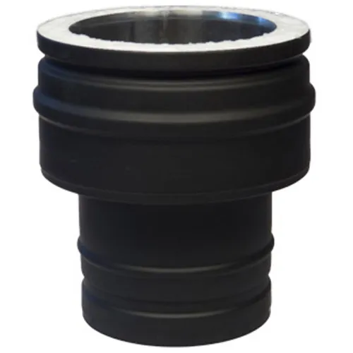 Переходник Prima Plus Schiedel Permetr d250х300 (444/0,5мм+оцинк. краш./0,6мм) черн.