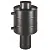 Бак на трубе ВУЛКАН d115 8л (321/0,5мм) с термостойкой покраской (черный)