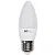 Лампа Jazzway LED E27, 9W 3000К 230V 820Lm, свеча мат