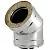 Отвод 45° ВУЛКАН d120х220 V50R (321/0,5мм+304/0,5мм)