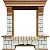 Портал Dimplex Pierre Luxe (под классические очаги) Дуб / Белый
