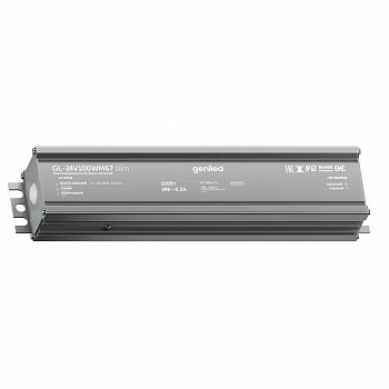 Блок питания Geniled GL-24V100WM67 slim (24V, IP67,100W)